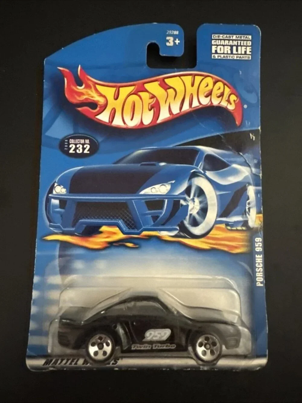 2000 Hot Wheels Porsche 959 Sealed Carded Diecast Vintage